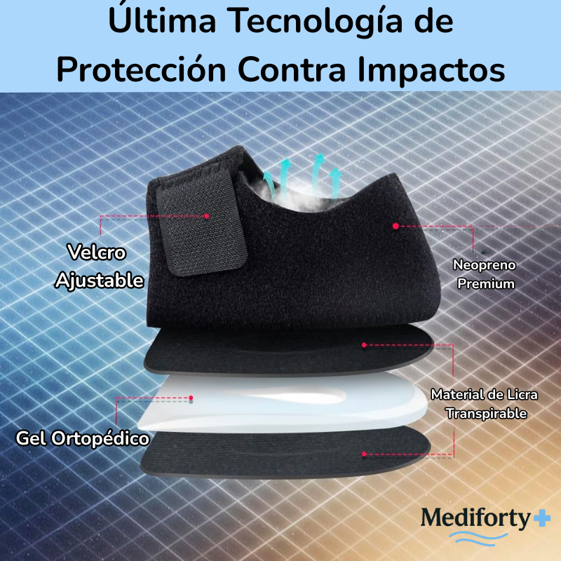 Taloneras Mediforty con Gel de Amortiguación 1 unidad + 1 gratis