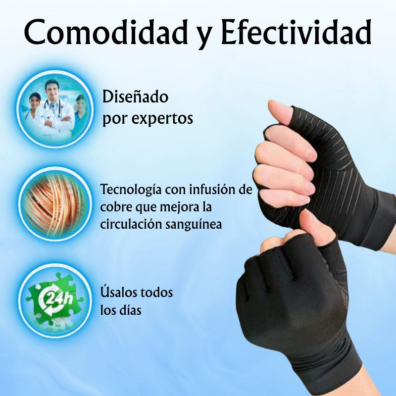 Guantes de Compresión de Cobre Mediforty